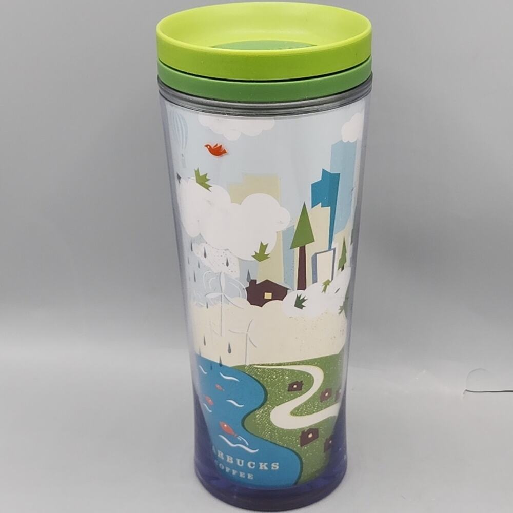 Starbucks Spring 2009 Tumbler 16oz Trees Park